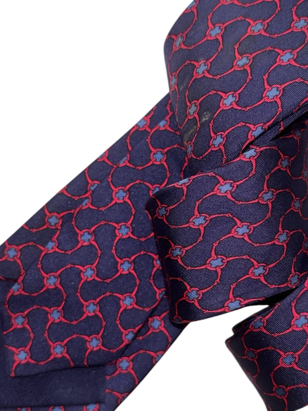 HERMÈS silk tie